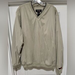 Izod XFG Men's Taupe Pullover Golf Windbreaker